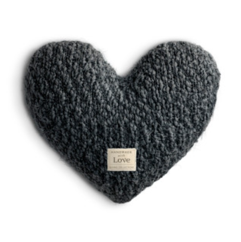 Demdaco Giving Heart Weighted Pillow Charcoal