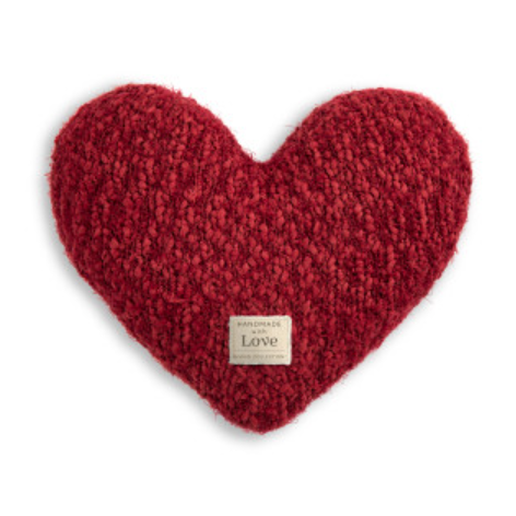 Demdaco Giving Heart Weighted Pillow Red