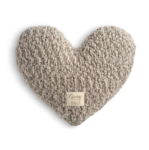 Demdaco Giving Heart Weighted Pillow Taupe