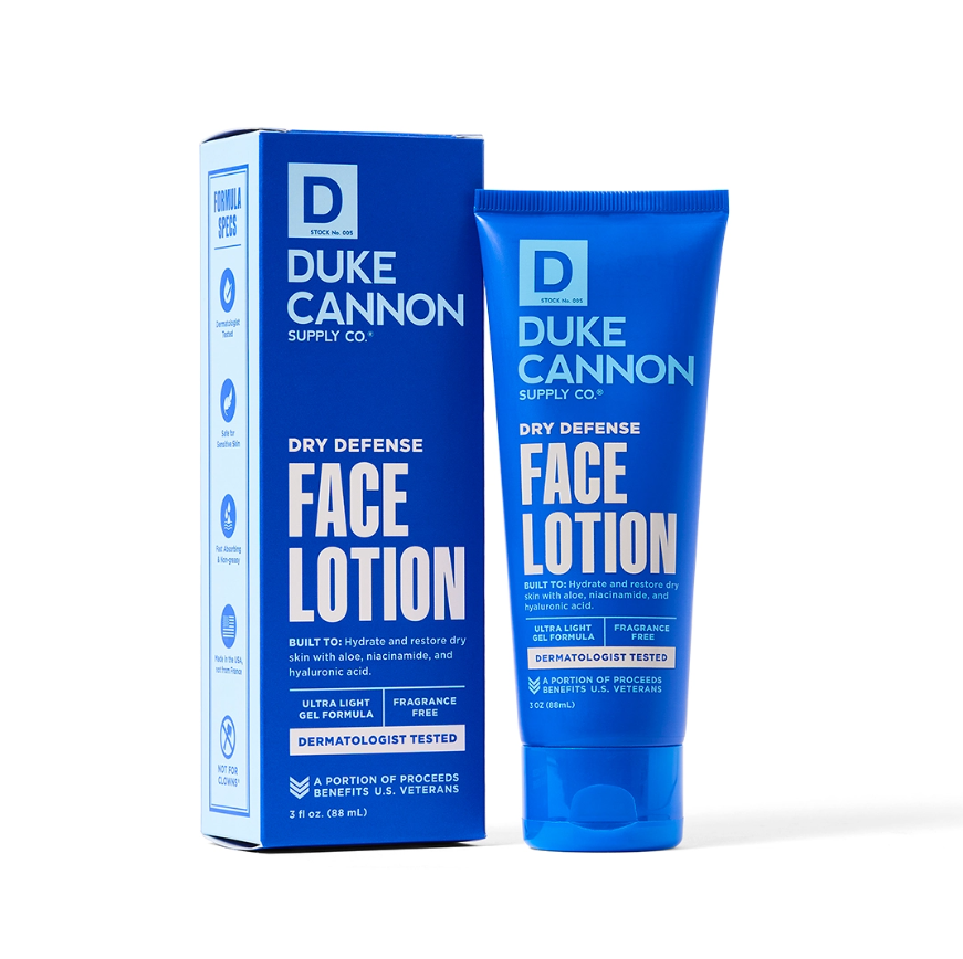 Duke Cannon Dry Defense Face Lotion