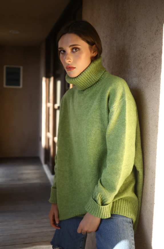 Echo Verde The Dog Walker Sweater Apple