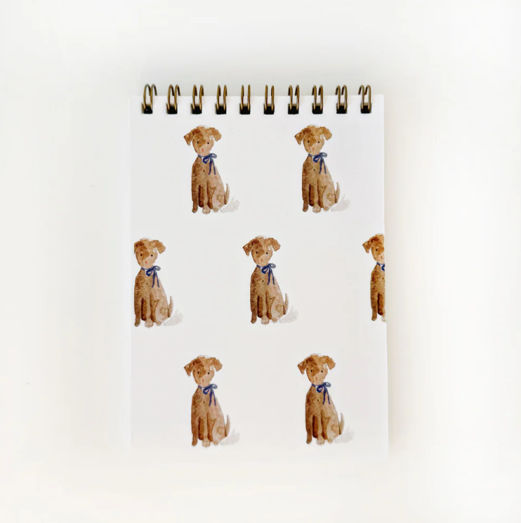 Made in USA Emily Lex Studio jotter pad with blank pages with Dog cover