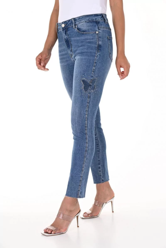 Frank Lyman Butterfly Jeans