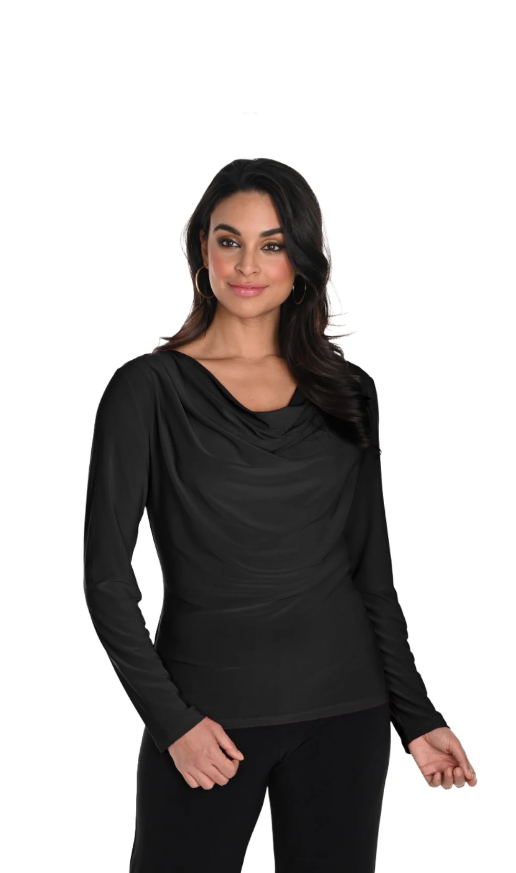 Frank Lyman Drape Front Knit Top