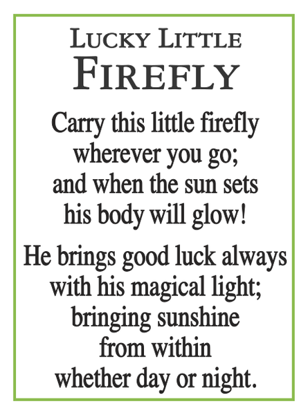 Ganz Lucky Little Firefly Charm