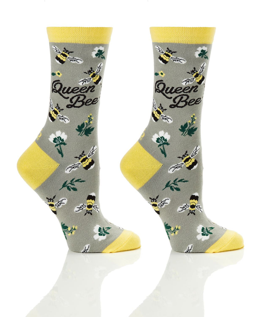 Yo Sox Queen Bee Women's Crew Socks