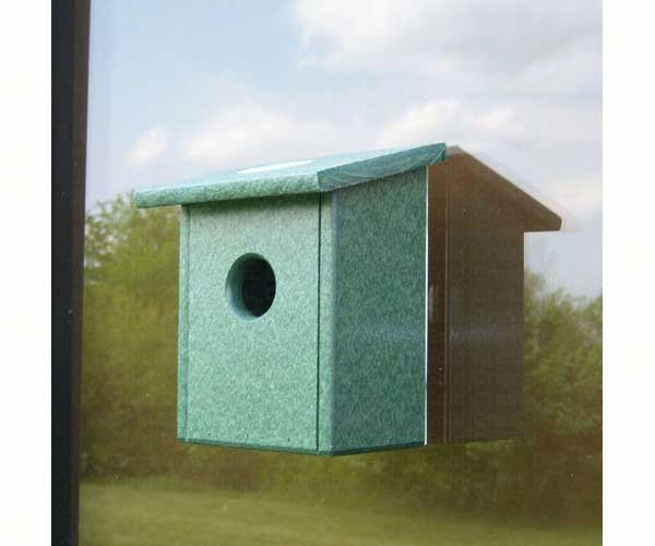 Recycled Plastic Nest View Window Bird House