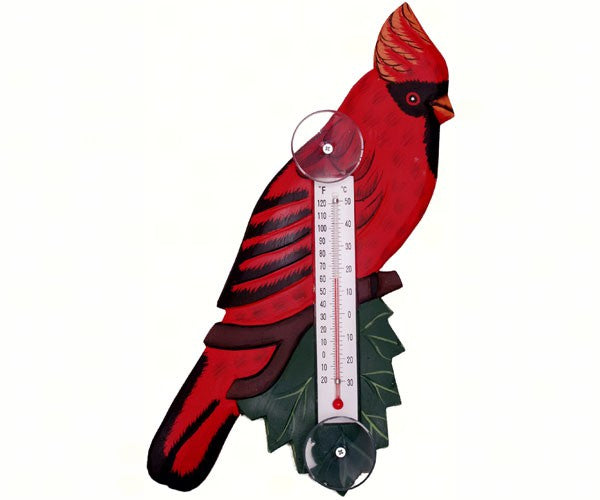 Gift Essentials Window Thermometer Cardinal
