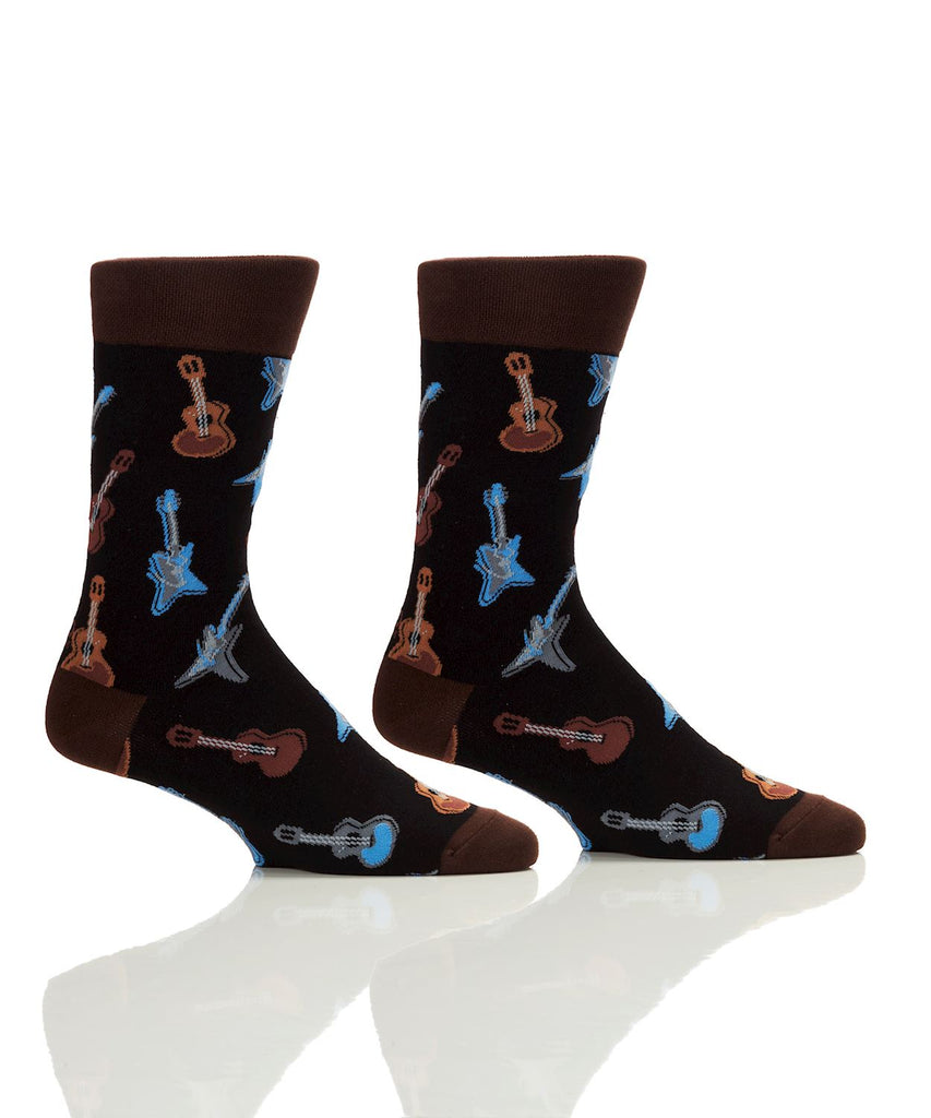 Yo Sox Guitars Men's Crew Socks