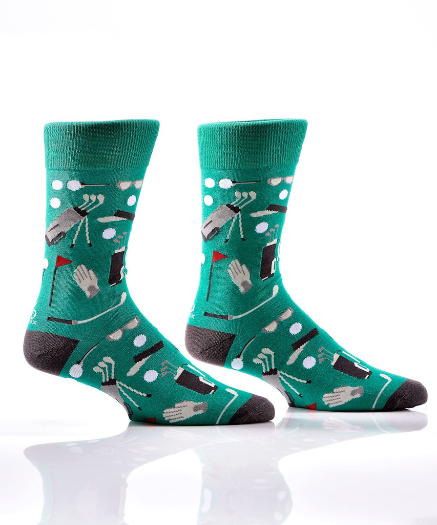 Yo Sox Golf Men's Crew Socks