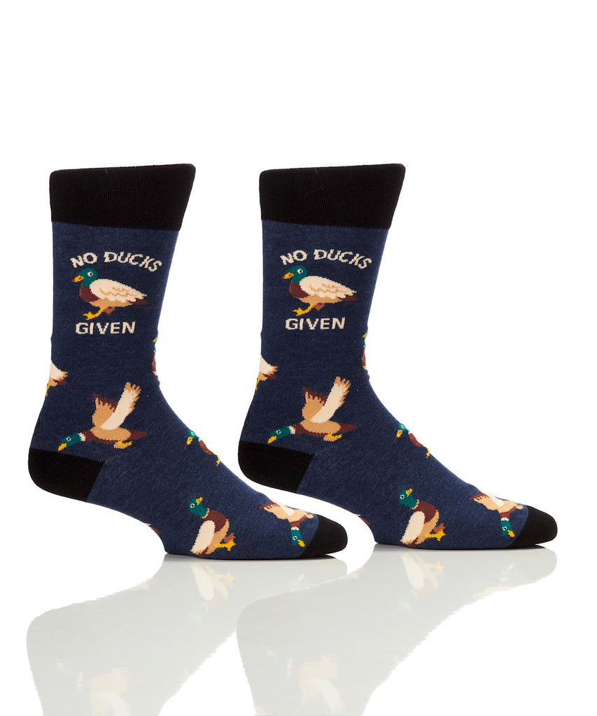 Yo Sox No Ducks Given Men's Crew Socks