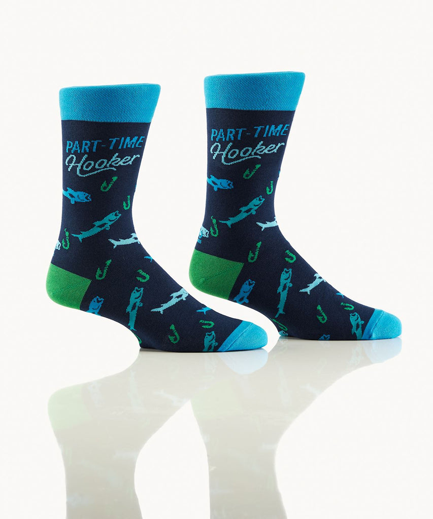 Yo Sox Part Time Hooker Men's Crew Socks