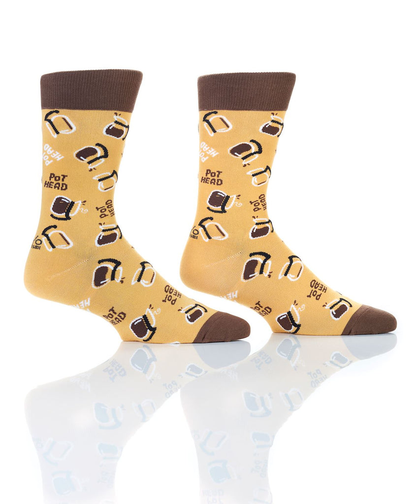 Yo Sox Pothead Men's Crew Socks