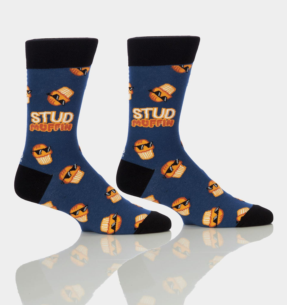 Yo Sox Stud Muffin Men's Crew Socks