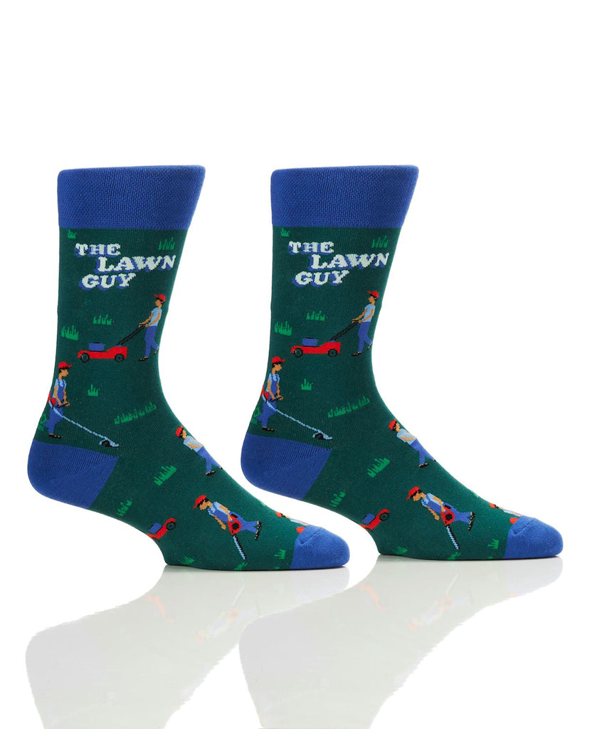 Yo Sox Lawn Guy Crew Socks