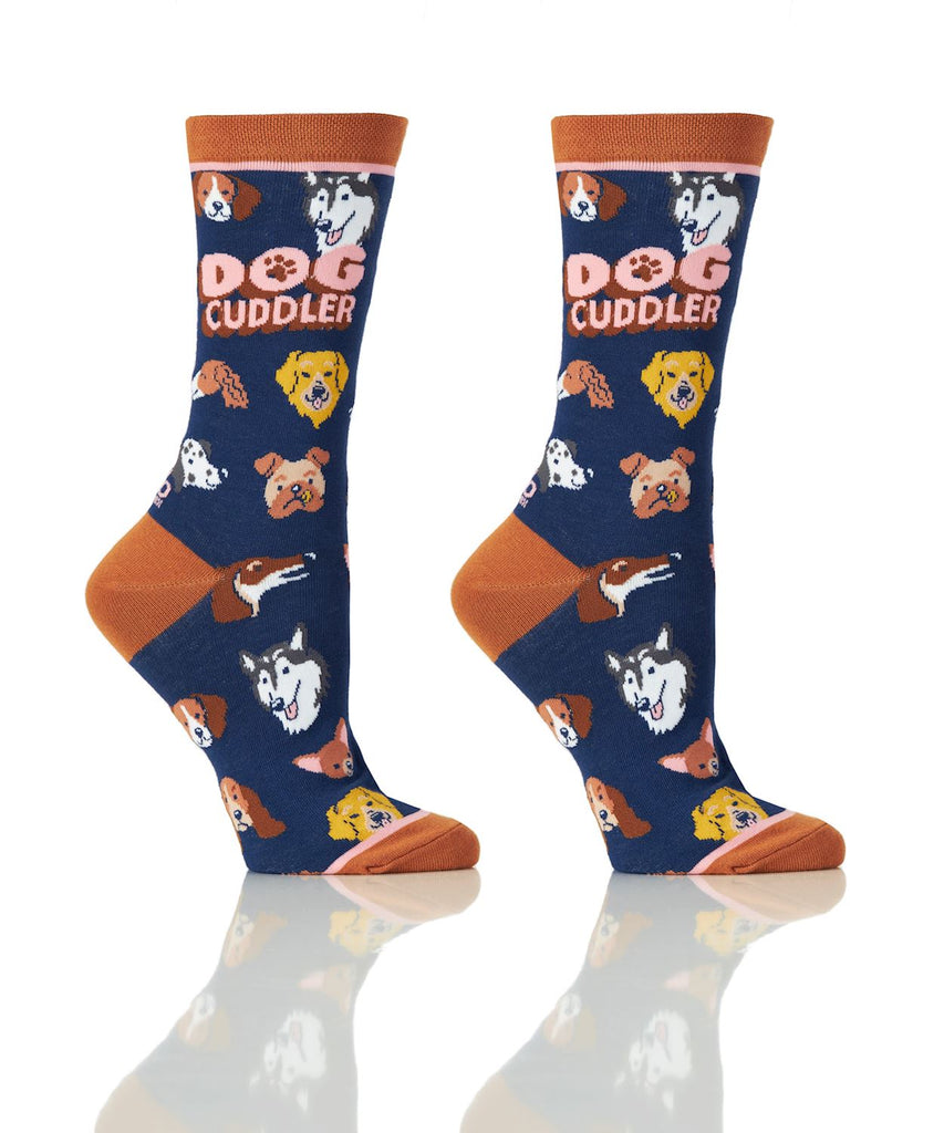 Yo Sox Dog Cuddler Women's Crew Socks