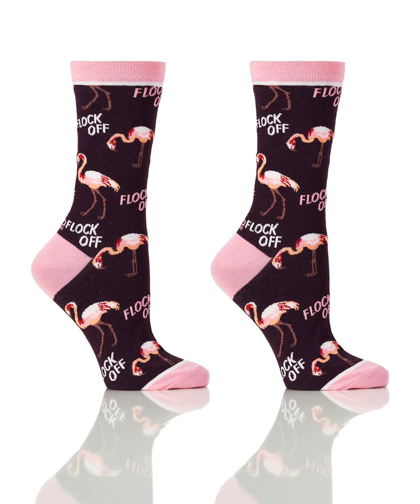 Yo Sox Flock Off Women's Crew Socks