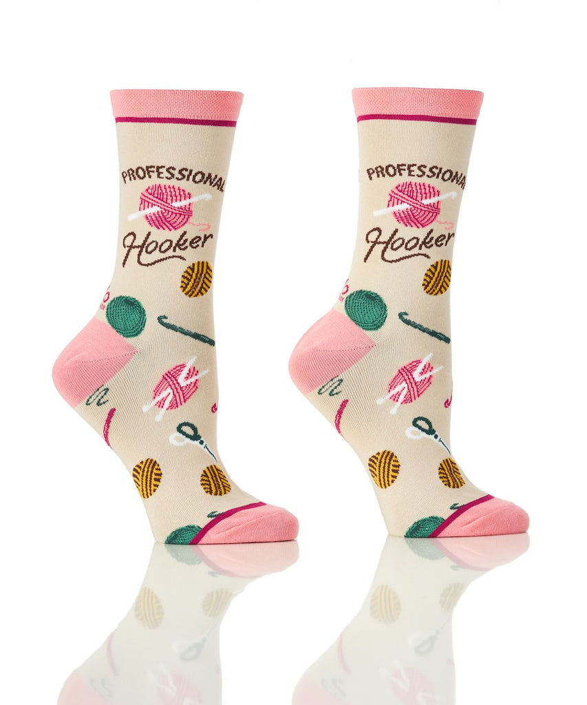 Yo Sox Professional Hooker Women's Crew Socks