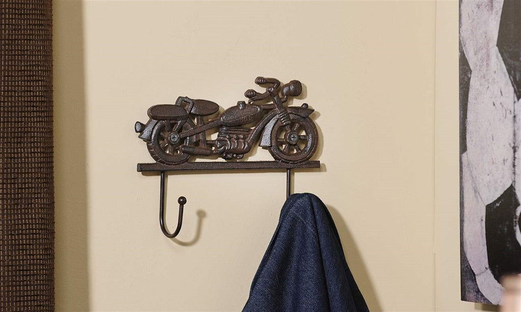 Vintage Cast Iron Motorcycle Hook
