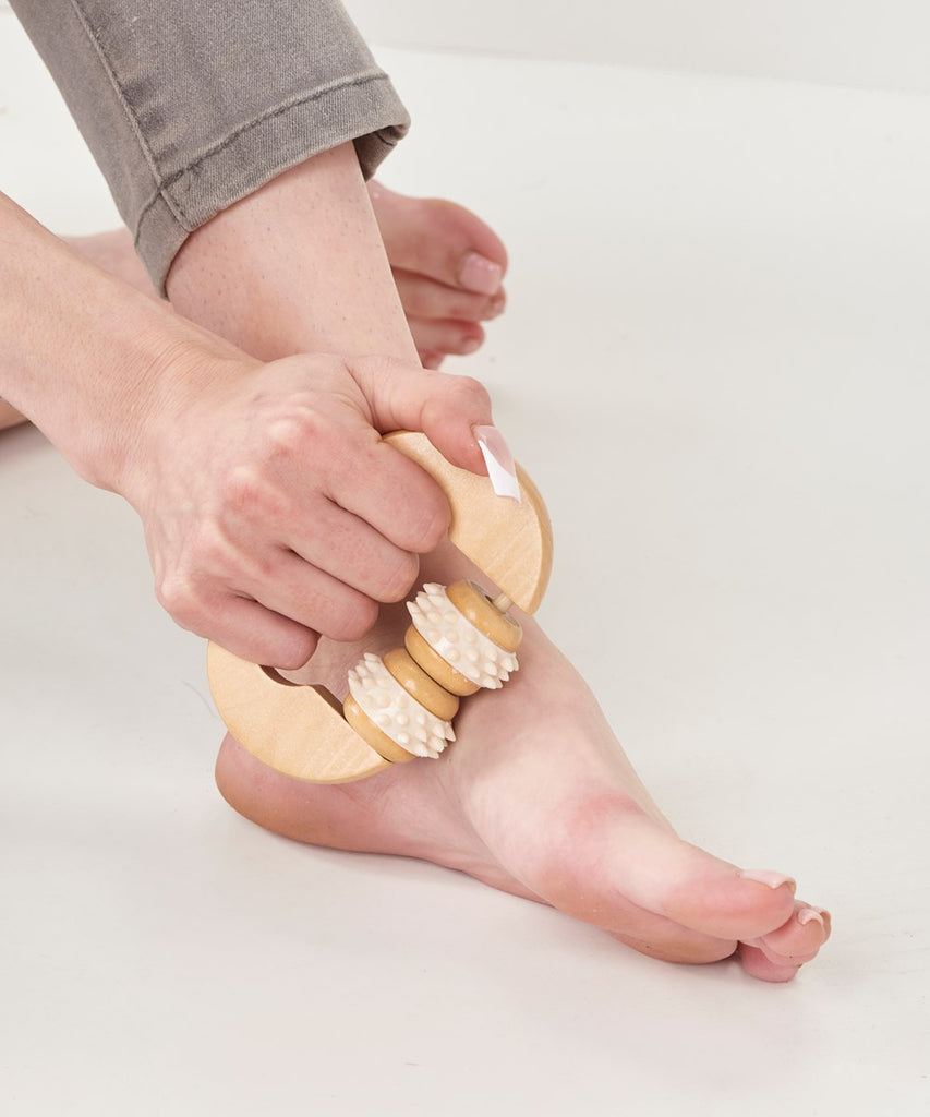 Small Wooden Foot Massage Roller