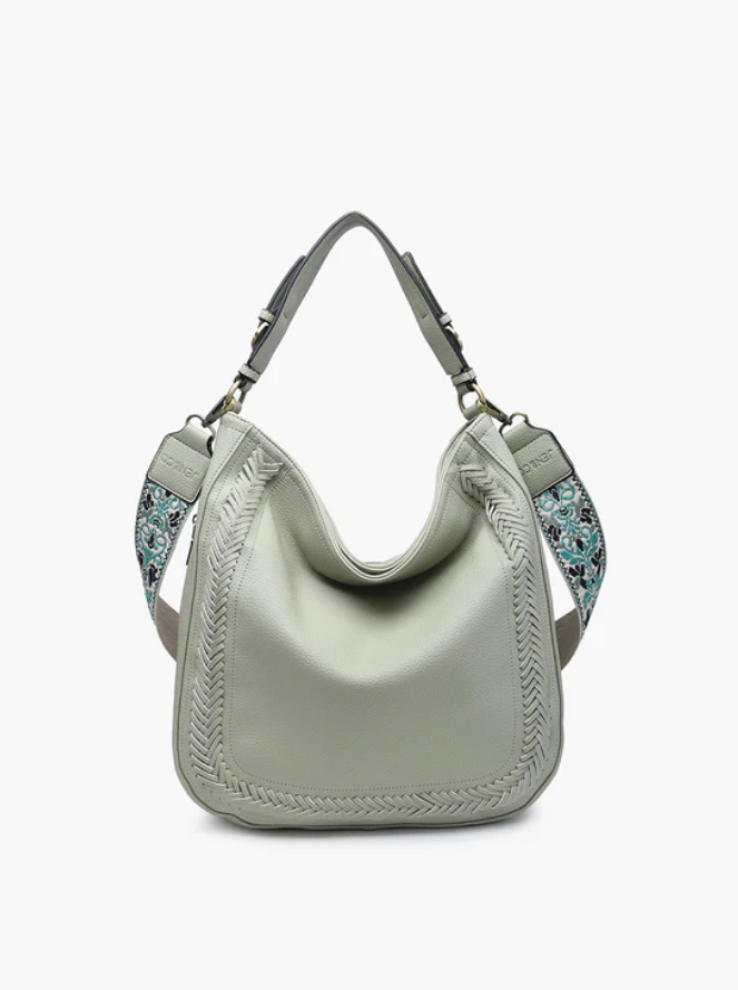 Jen & Co Penny Bucket Bag with Guitar Strap