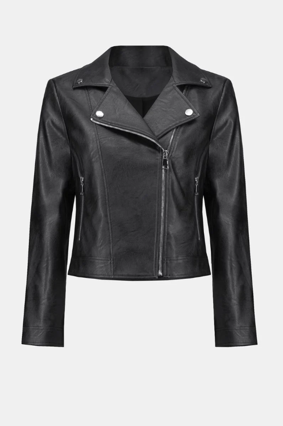 Joseph Ribkoff Faux Leather Jacket