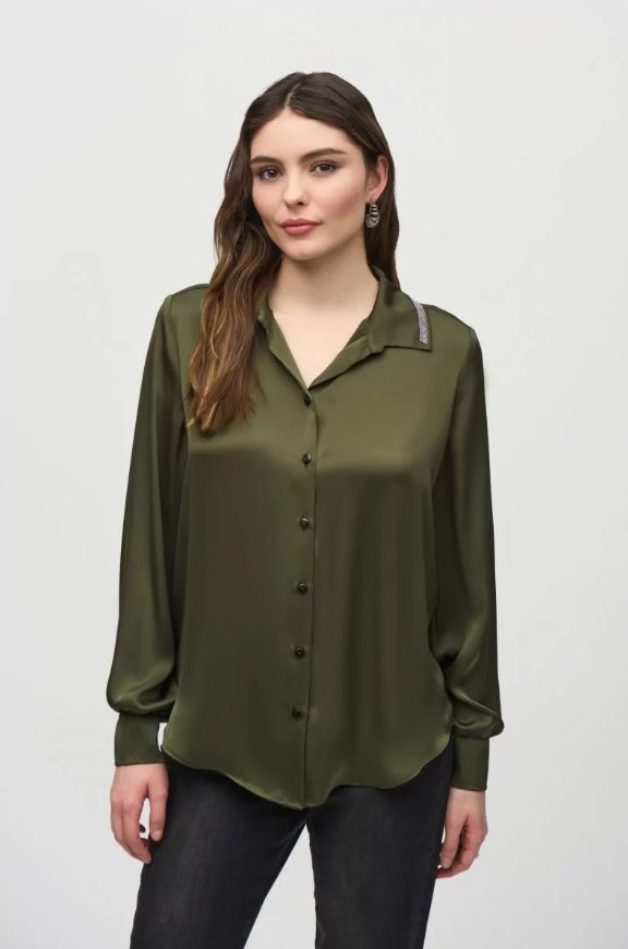 Joseph Ribkoff Satin Blouse