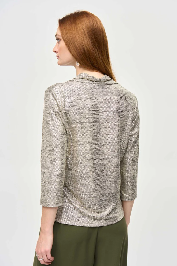 Joseph Ribkoff Melange Knit Top