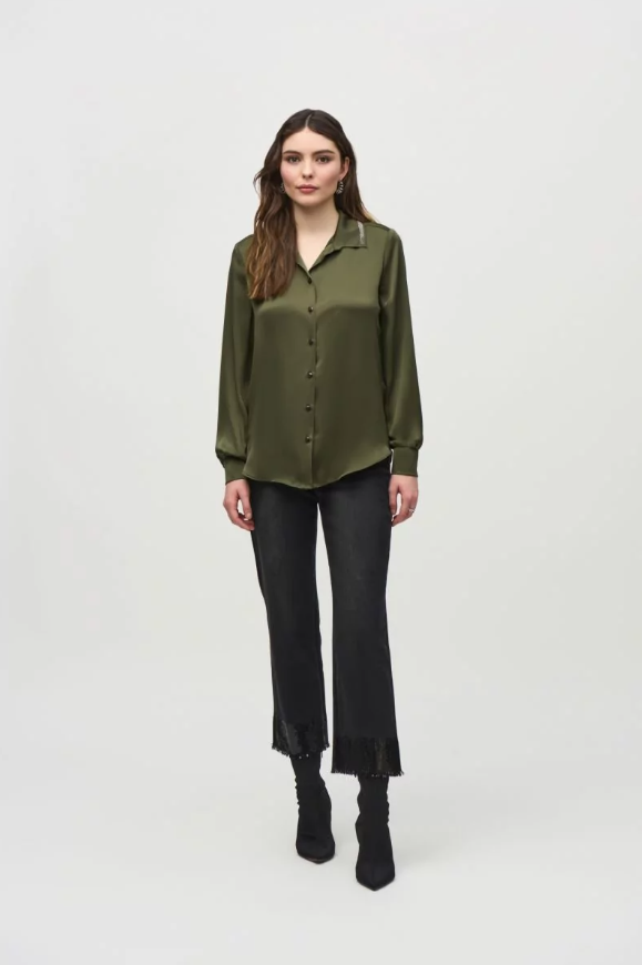 Joseph Ribkoff Satin Blouse