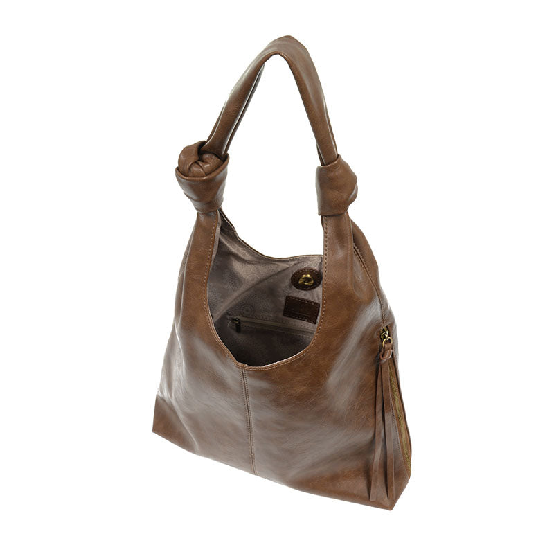 Joy Susan Addie Knot Handle Hobo Bag