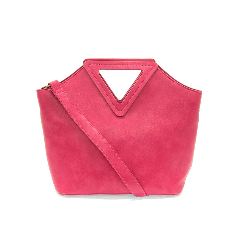 Joy Susan Sophie Triangle Handle Bag Hot Pink