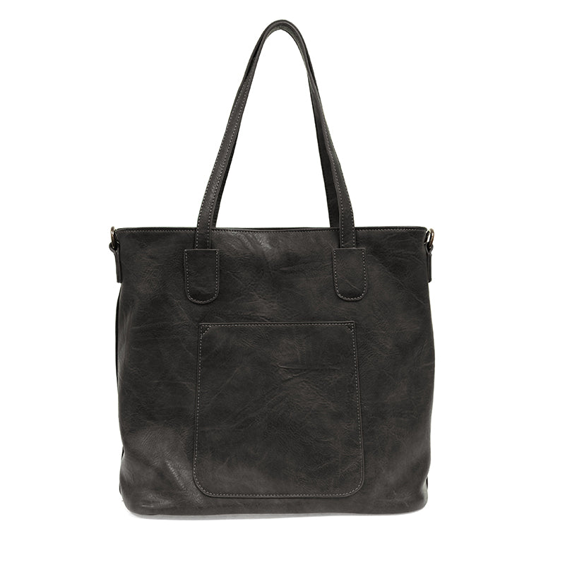 Joy Susan Terri Traveler Zip Tote Handbag Black