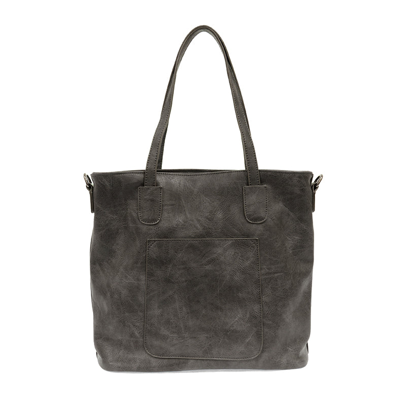 Joy Susan Terri Traveler Zip Tote Handbag Storm Grey