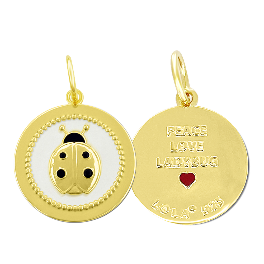 LOLA® Ladybug Gold Pendant