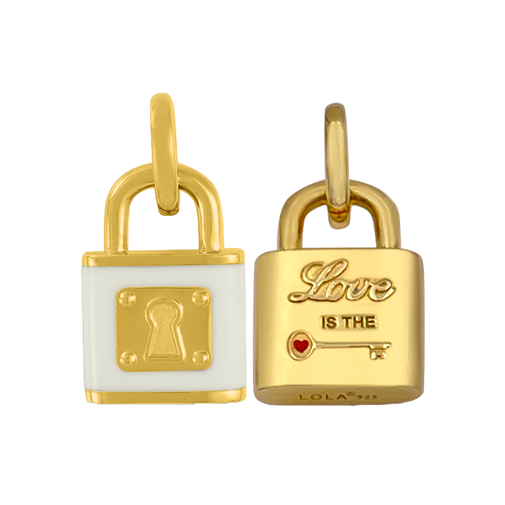 LOLA® Love Lock Gold Pendant Daisy Trading Co.