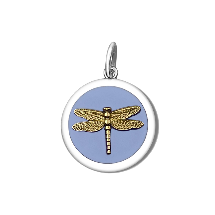 LOLA® Dragonfly Gold Pendant Lavender