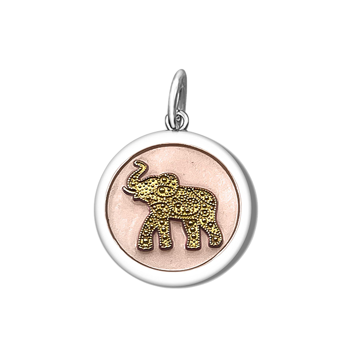 LOLA® Elephant Gold Pendant Pink