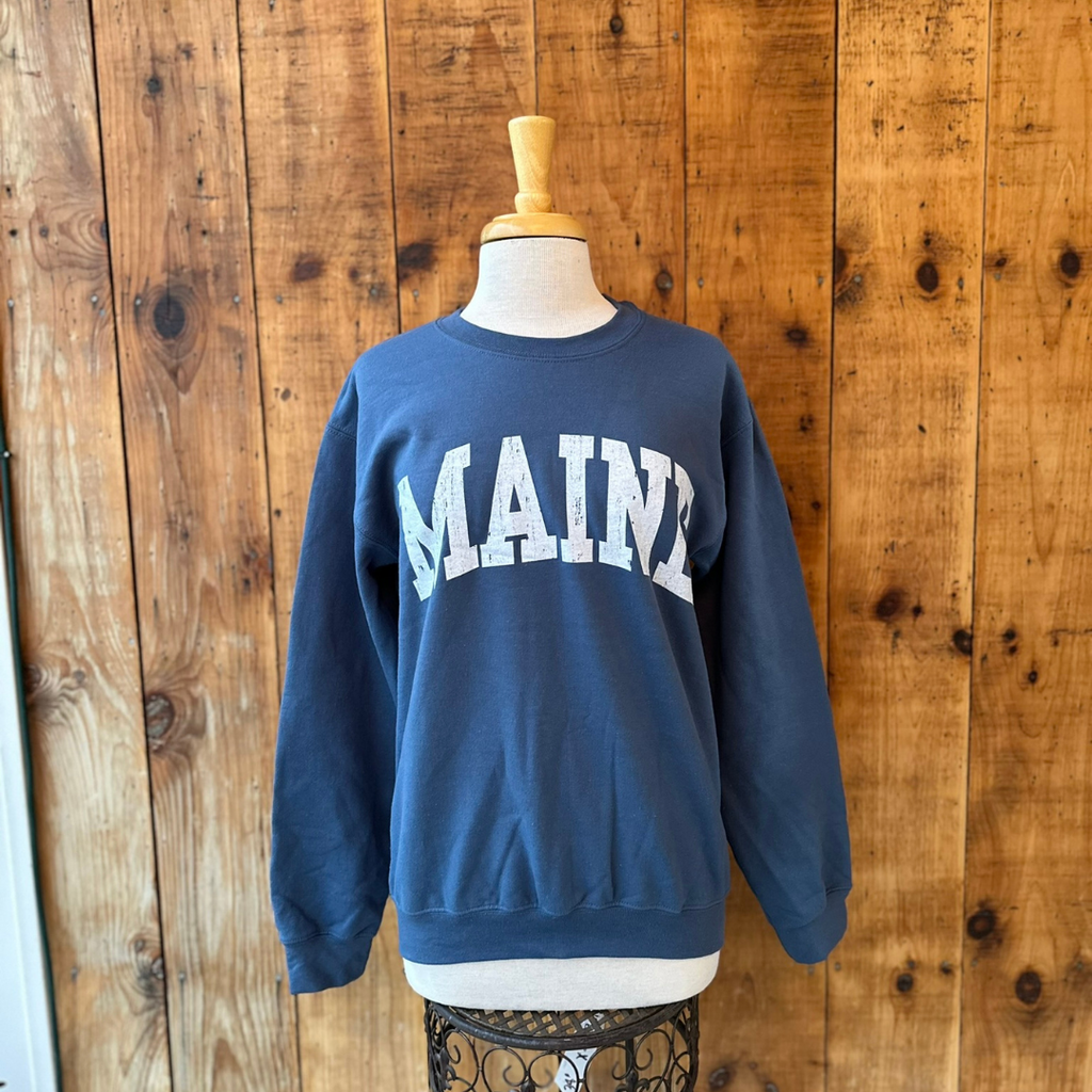 Maine Crew Sweatshirt Denim