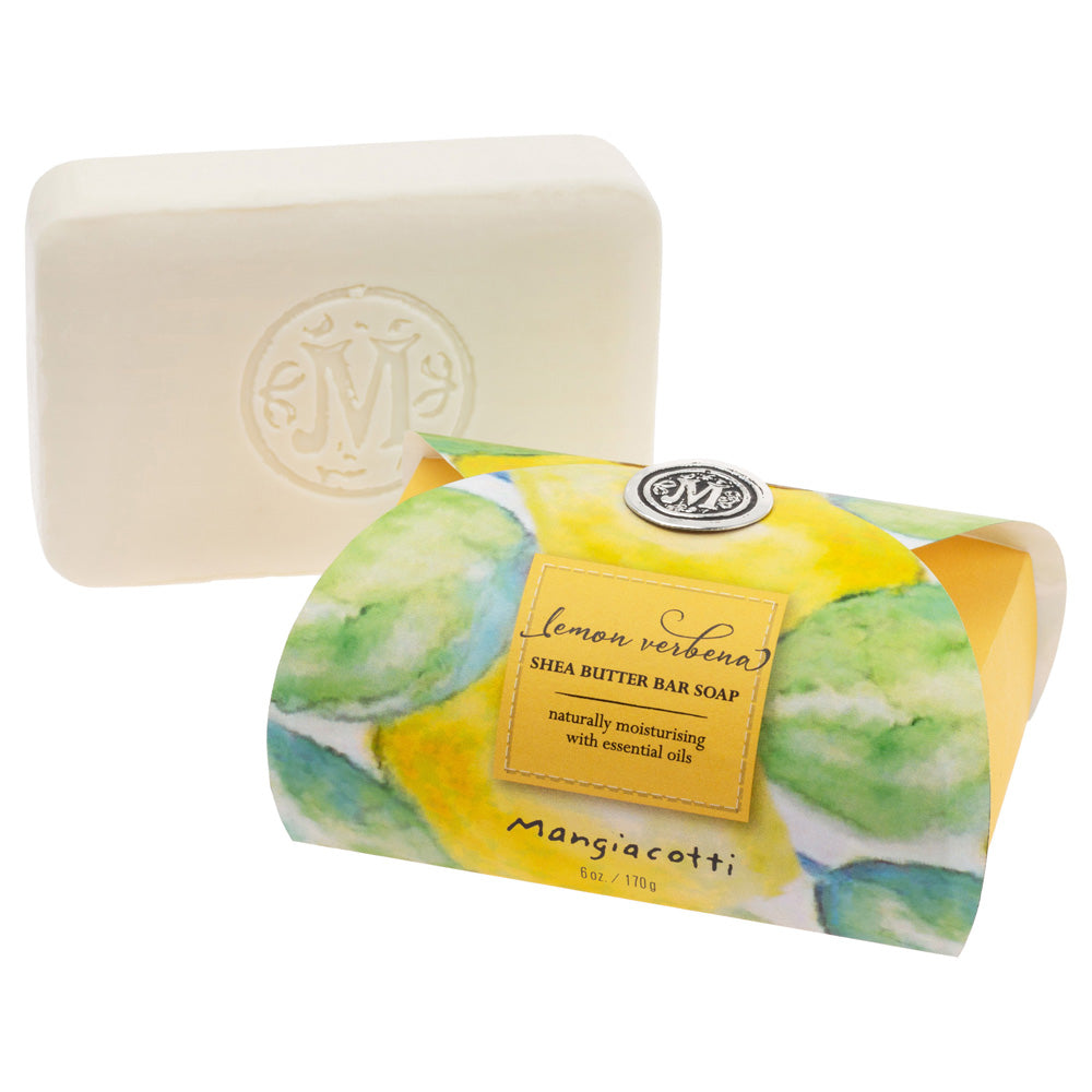 Mangiacotti Shea Butter Guest Bar Soap 6 oz. Lemon Verbena