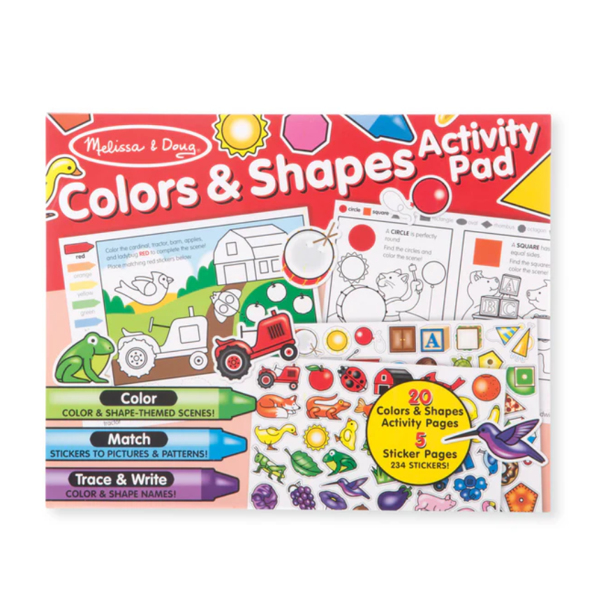 Melissa & Doug Colors & Shapes Activity Pad