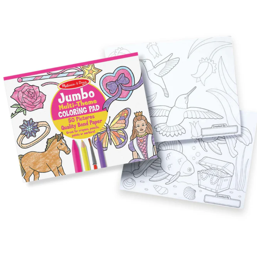 Melissa & Doug Jumbo 50-Page Kids' Coloring Pad