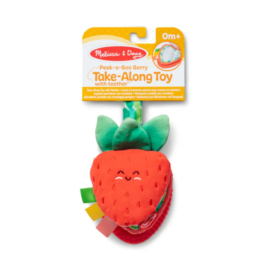 Melissa & Doug Peek-a-Boo Berry Take-Along Toy