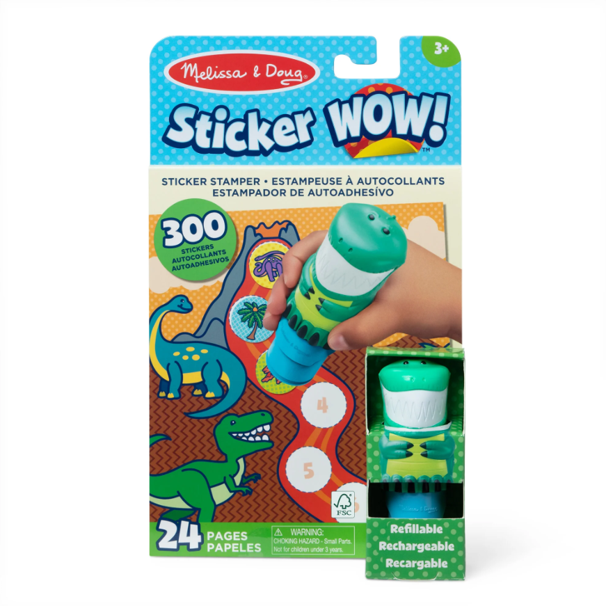 Melissa & Doug Sticker WOW!™ Activity Pad & Sticker Stamper - Dinosaur