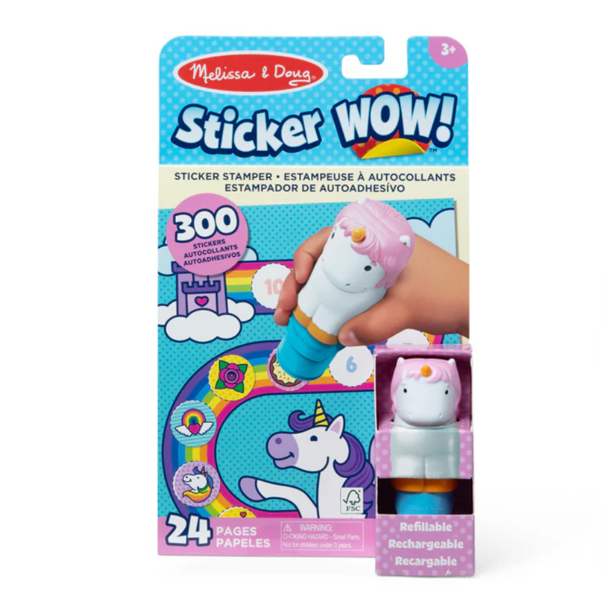 Melissa & Doug Sticker WOW!™ Activity Pad & Sticker Stamper - Unicorn