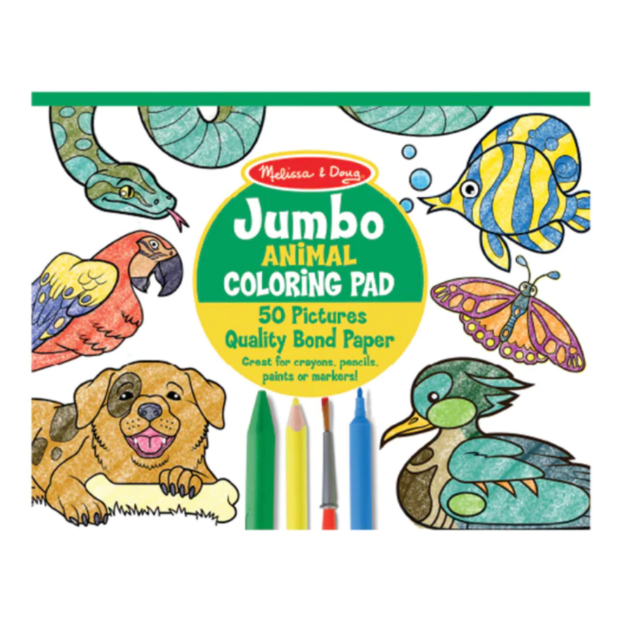 Melissa & Doug Jumbo Coloring Pad - Animals