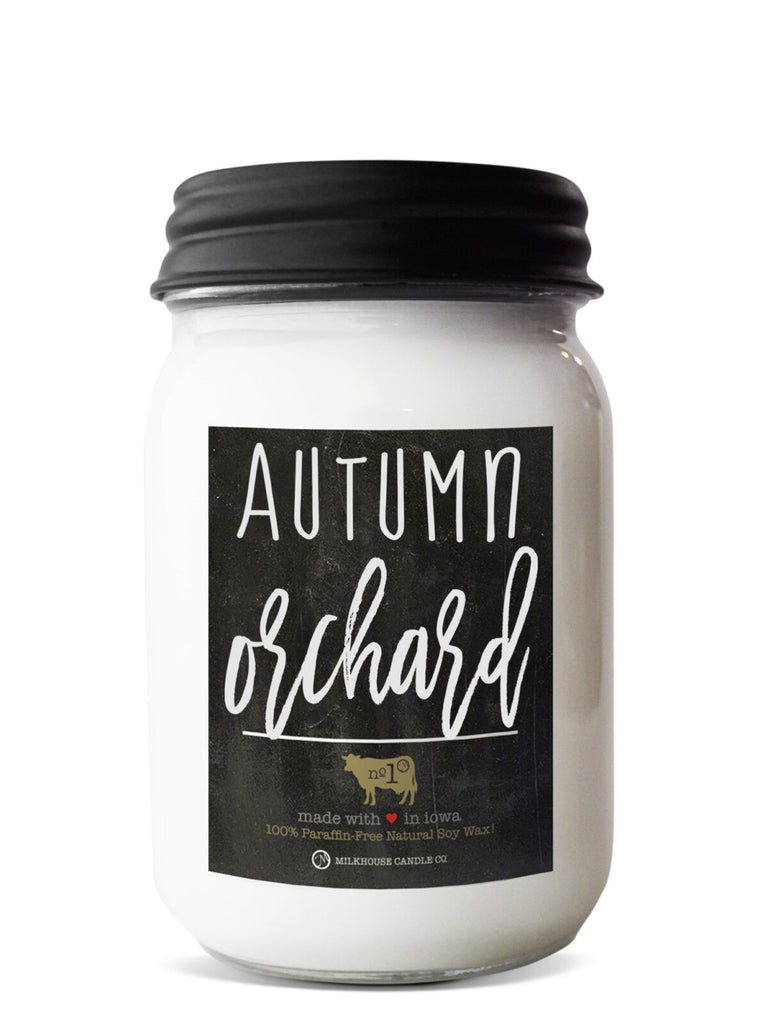 Milkhouse Mason Jar 13oz Candle: Autumn Orchard