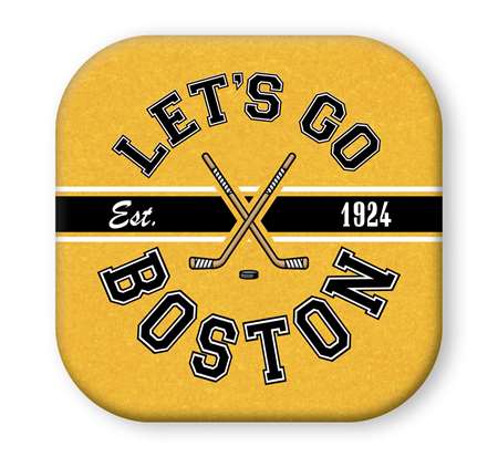 My Word Signs New England Sports Coaster Bruins