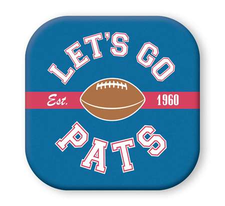 My Word Signs New England Sports Coaster Patriots