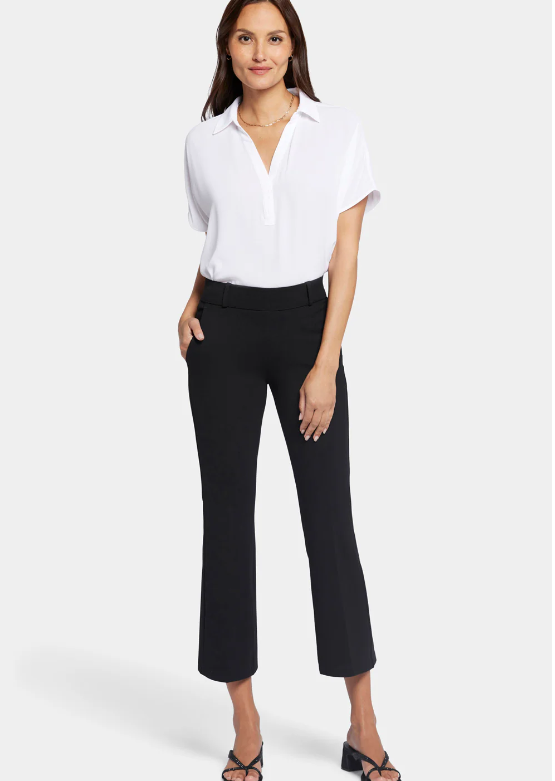 NYDJ Pull-On Flared Ankle Trouser Pants