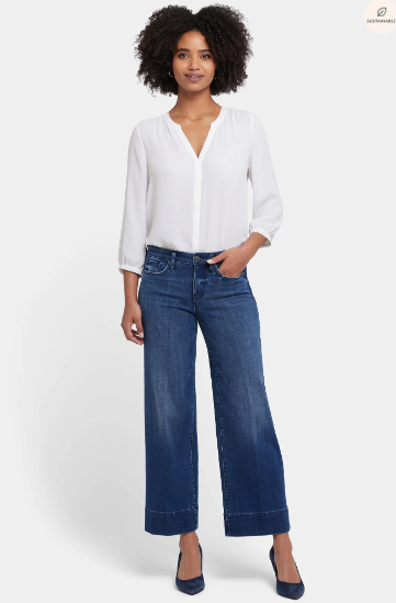 NYDJ Teresa Wide Leg Ankle Jean